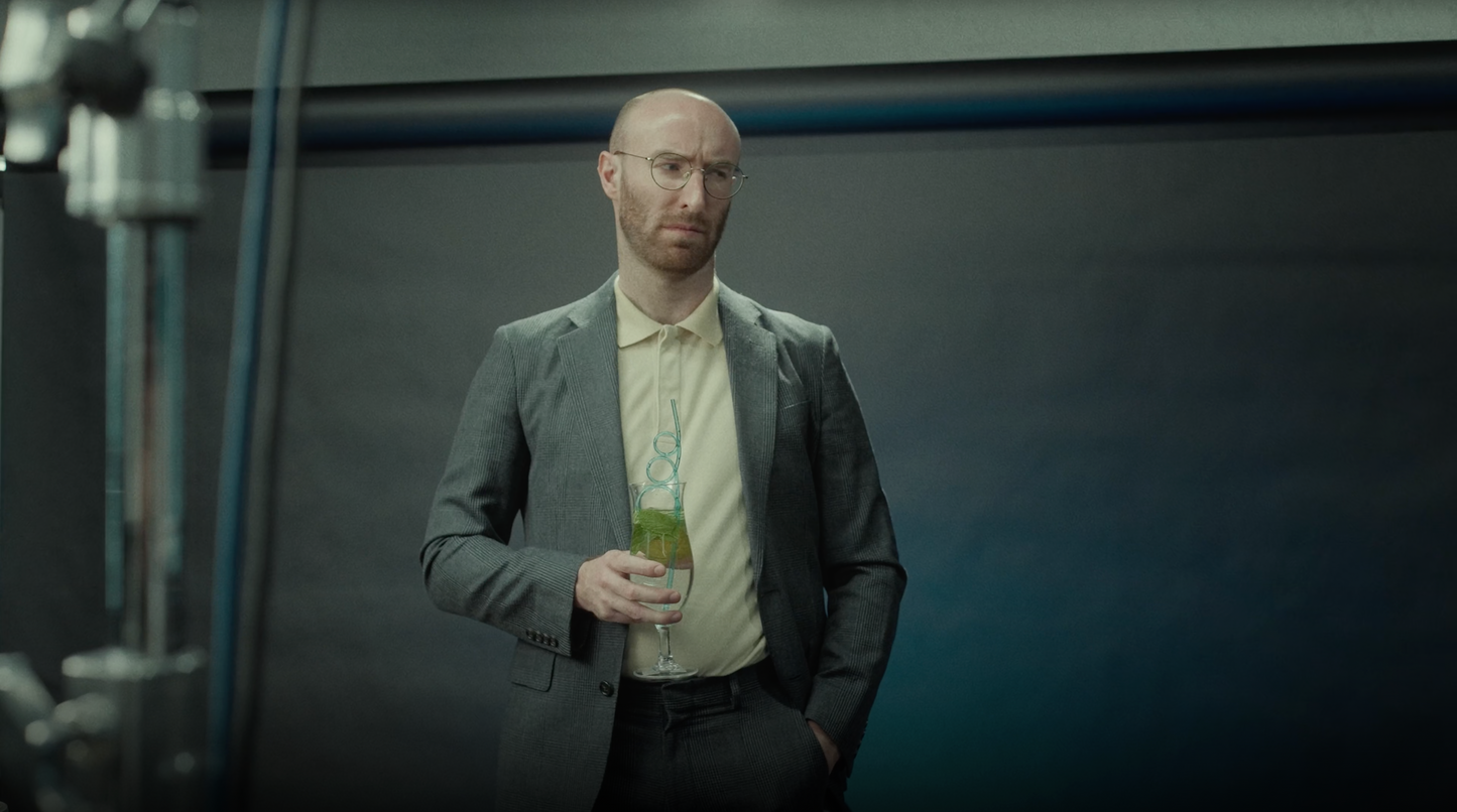 Mojito Glass + Crazy Straw