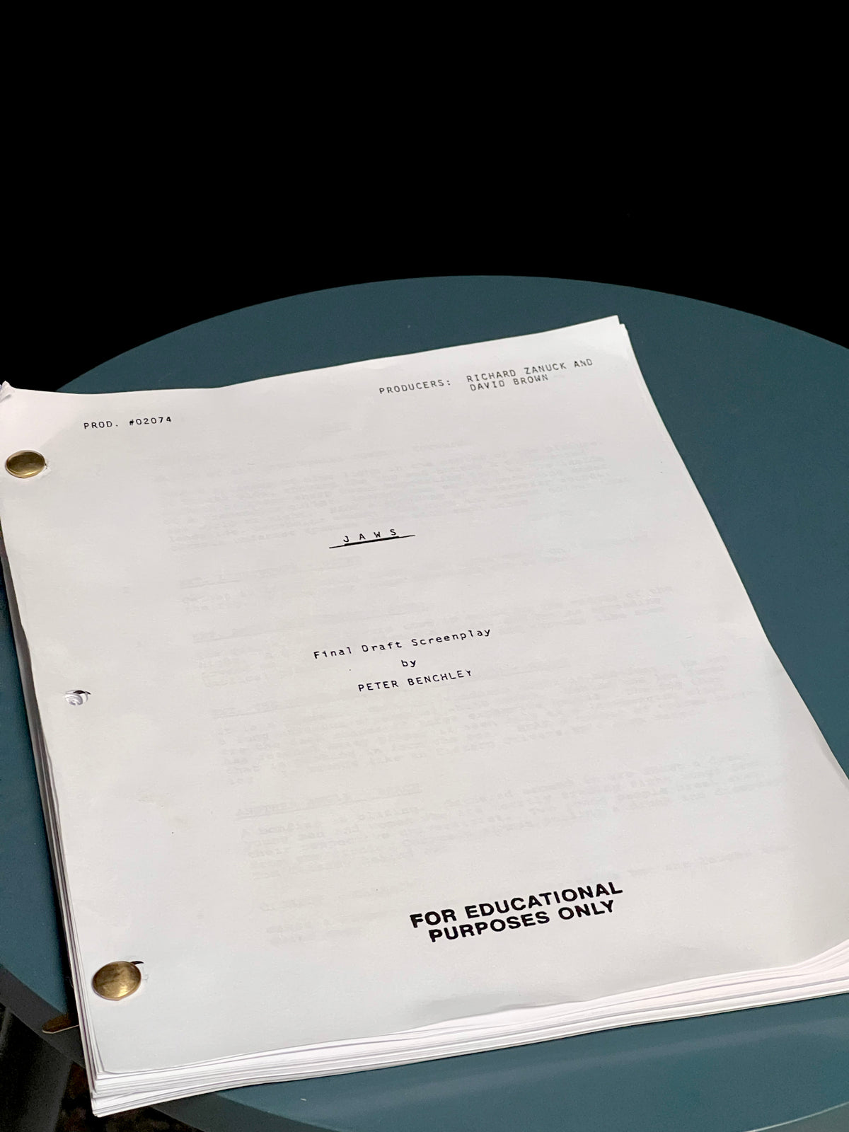 Script Examples Jaws Jaws script 1 – Authentic YouTube Props